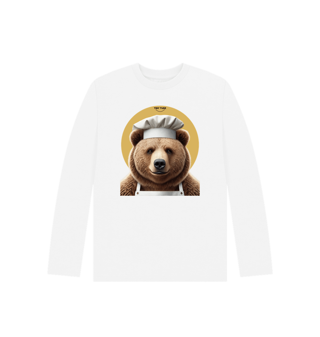 White Printed Kids T-Shirt