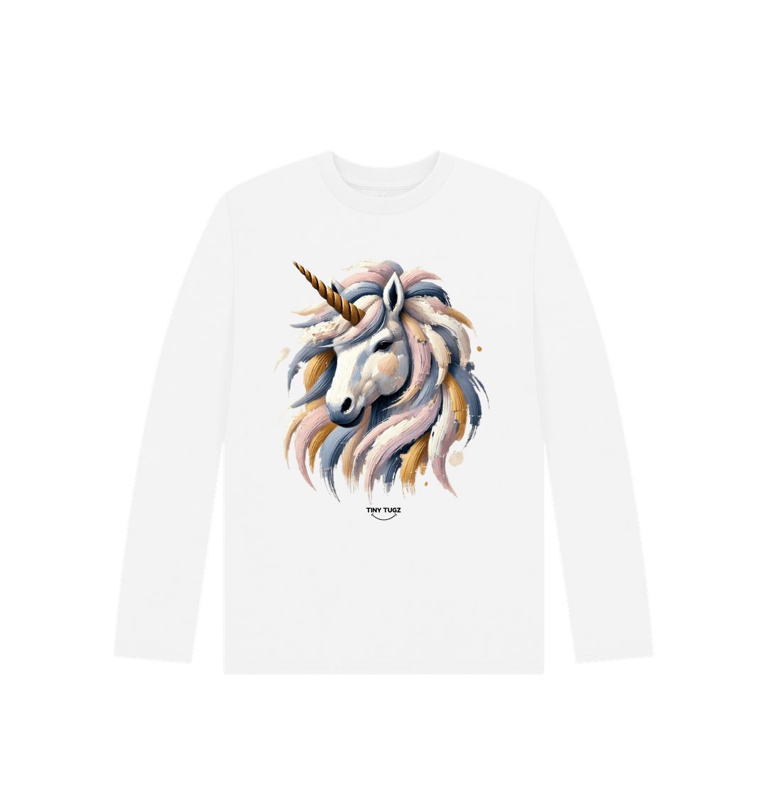 White Printed Kids T-Shirt