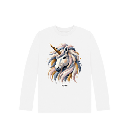 White Printed Kids T-Shirt