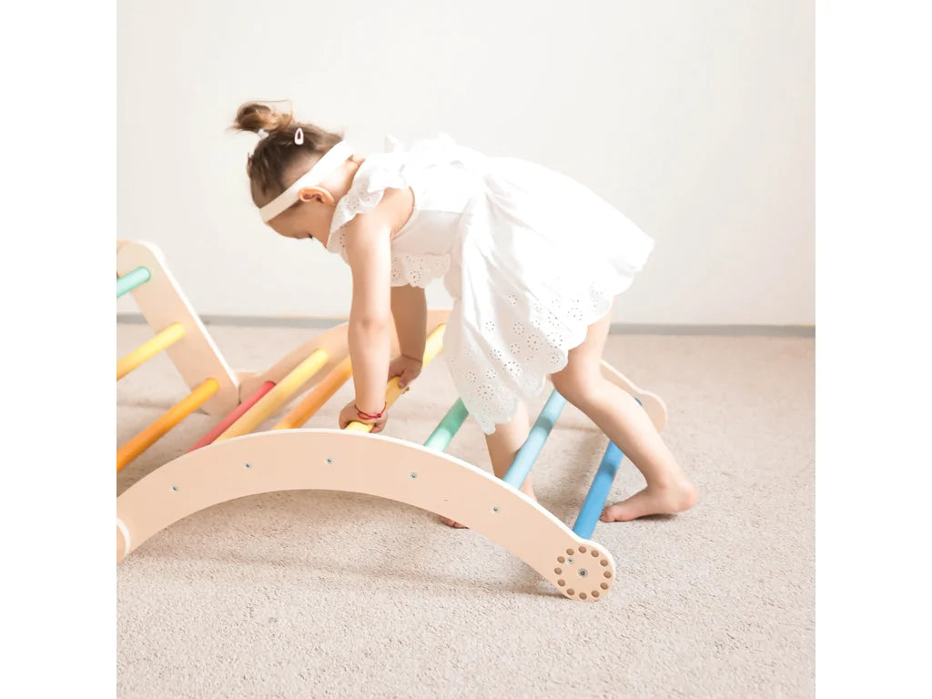 Modular Wooden Climbing Frame – Set L, 10+ Layouts