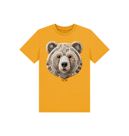 Mustard Printed Kids T-Shirt