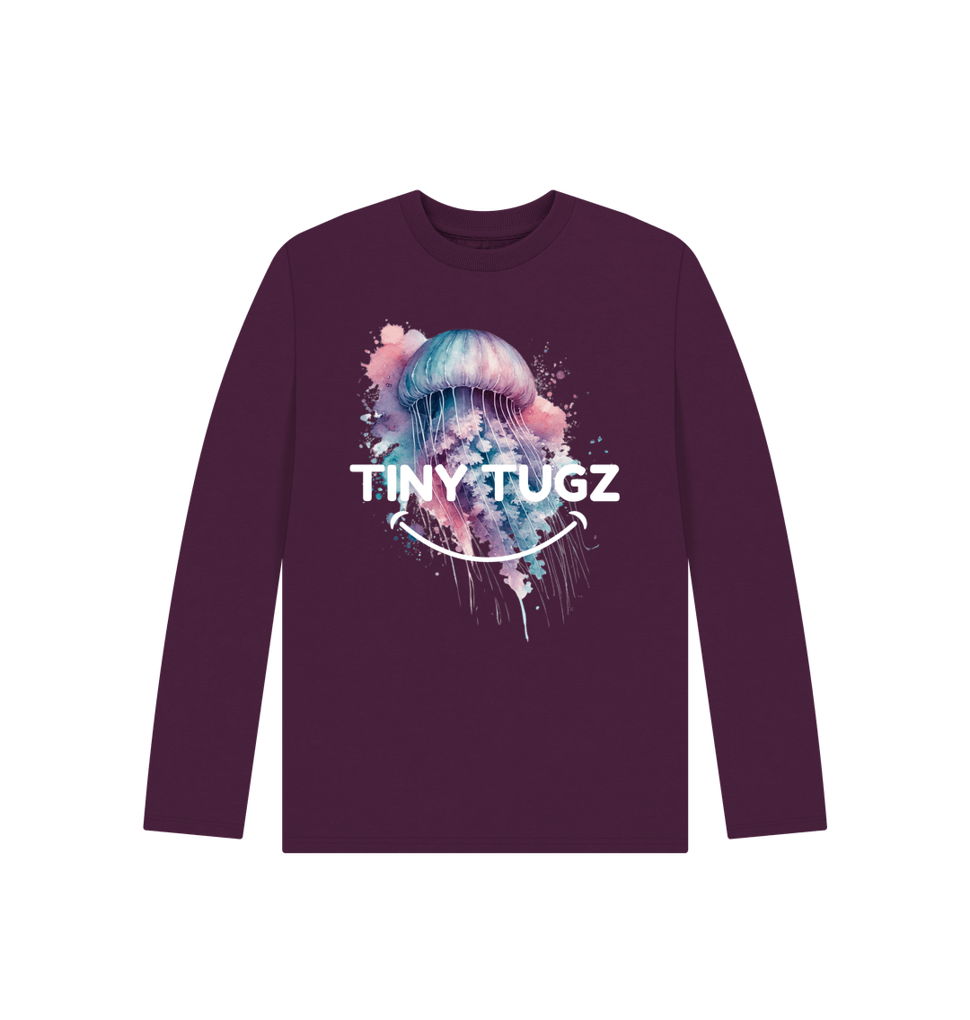 Purple Printed Kids T-Shirt