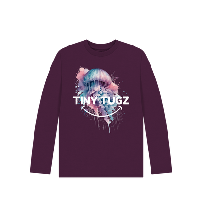 Purple Printed Kids T-Shirt