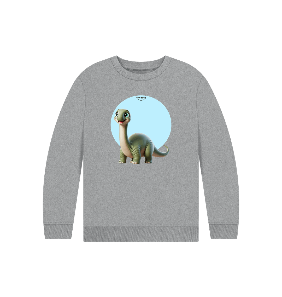 Athletic Grey Printed Kids Jumper