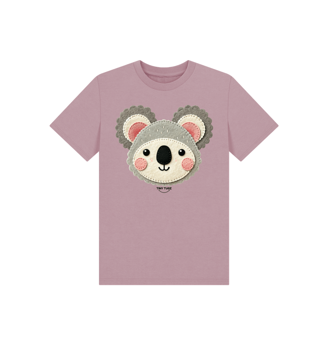 Mauve Printed Kids T-Shirt