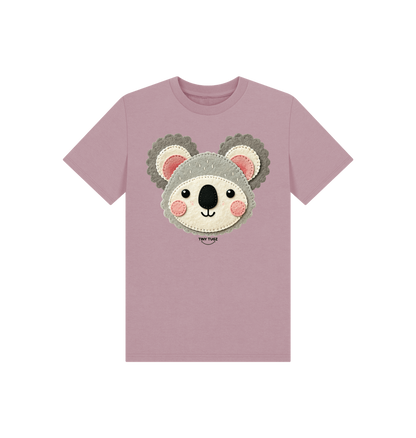 Mauve Printed Kids T-Shirt