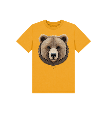 Mustard Printed Kids T-Shirt