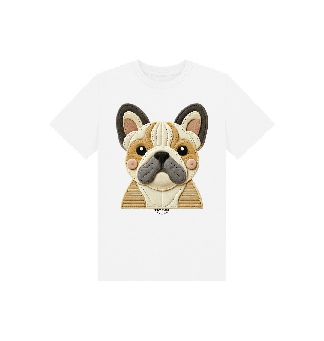 White Printed Kids T-Shirt