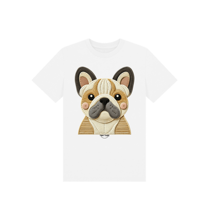 White Printed Kids T-Shirt
