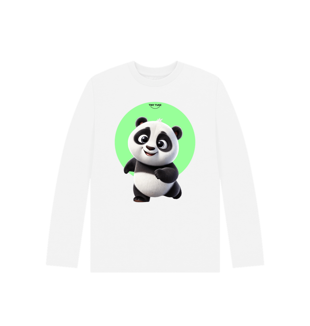 White Printed Kids T-Shirt
