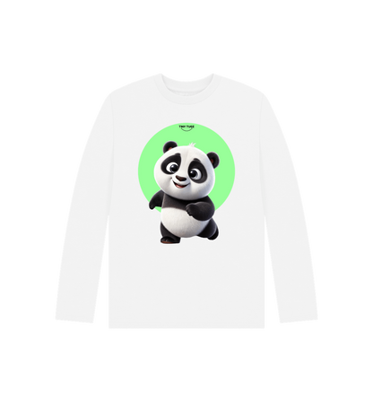 White Printed Kids T-Shirt