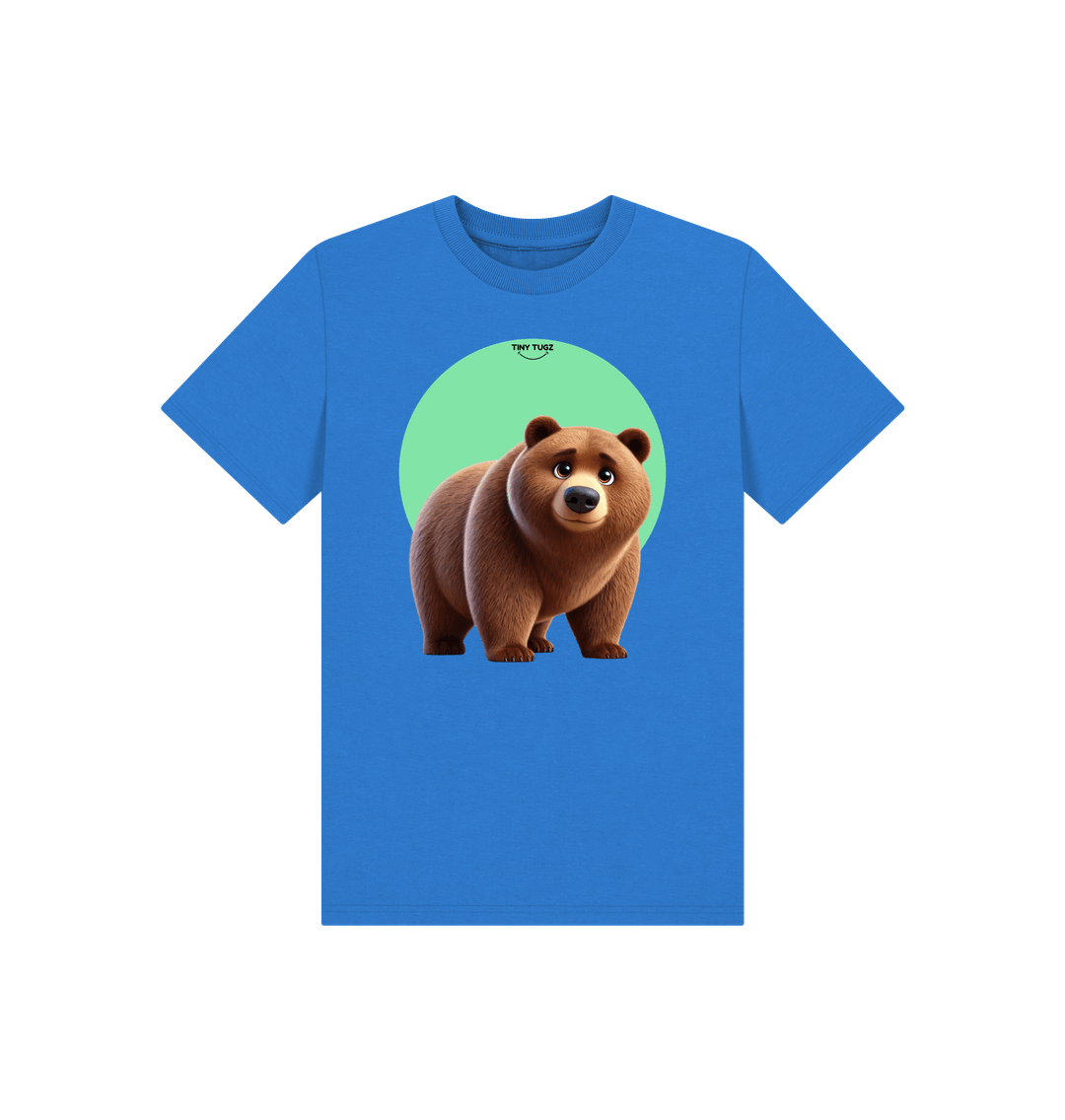 Bright Blue Printed Kids T-Shirt
