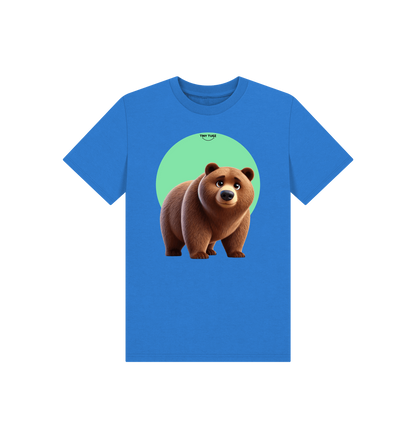 Bright Blue Printed Kids T-Shirt