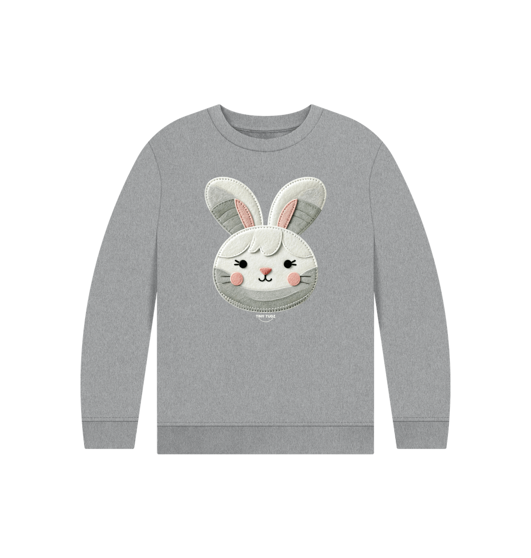 Athletic Grey Printed Kids Jumper