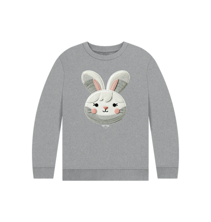 Athletic Grey Printed Kids Jumper