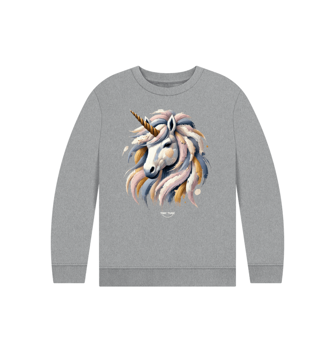 Athletic Grey Printed Kids Jumper