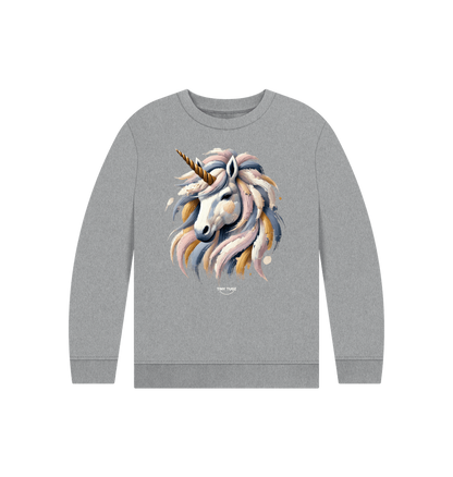 Athletic Grey Printed Kids Jumper