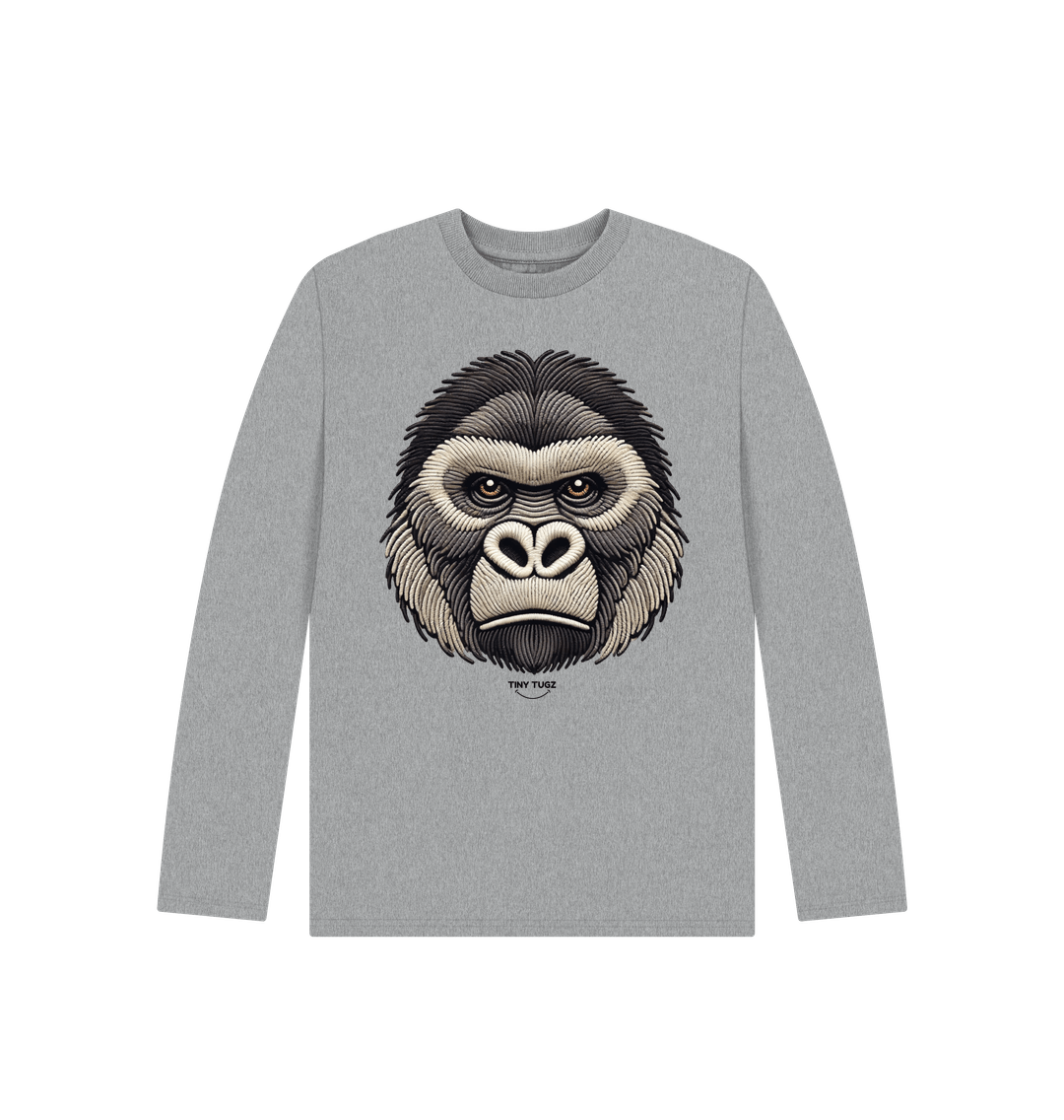 Athletic Grey Printed Kids T-Shirt