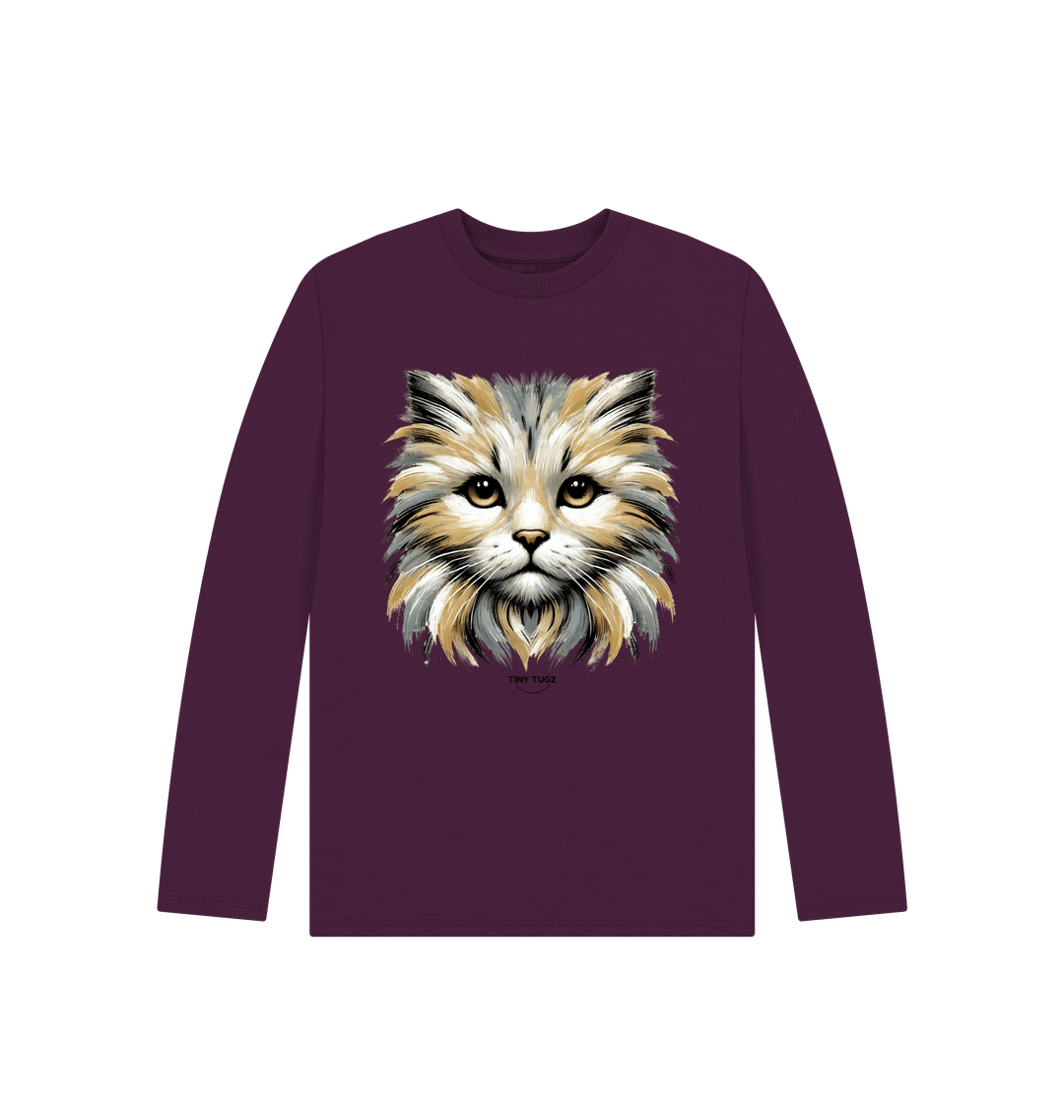 Purple Printed Kids T-Shirt