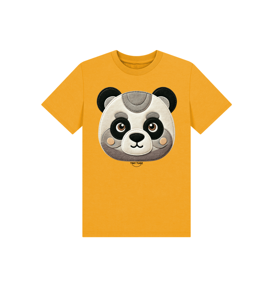Mustard Printed Kids T-Shirt