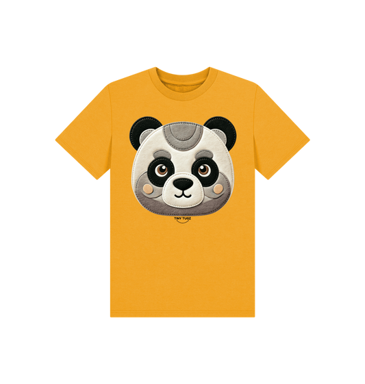Mustard Printed Kids T-Shirt