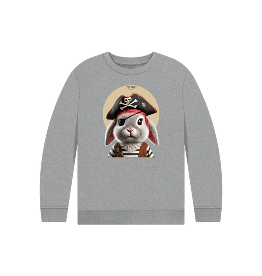 Athletic Grey Printed Kids Jumper