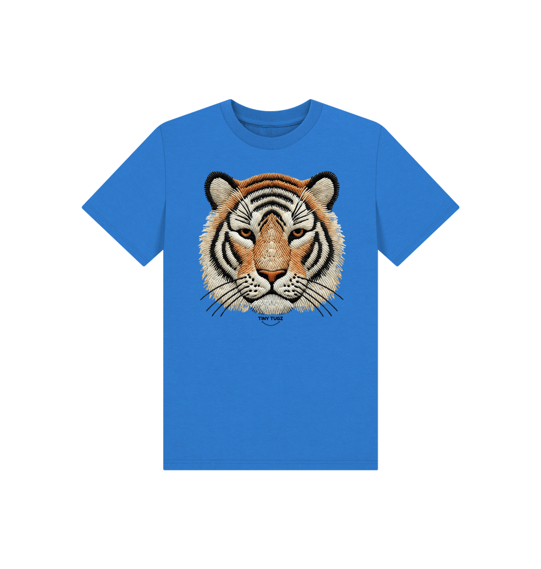 Bright Blue Printed Kids T-Shirt