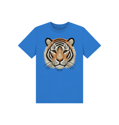Bright Blue Printed Kids T-Shirt