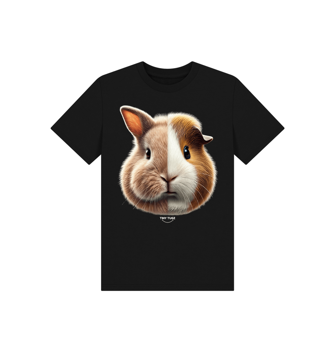 Black Printed Kids T-Shirt
