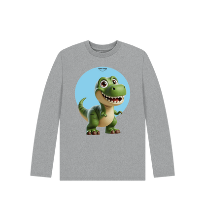 Athletic Grey Printed Kids T-Shirt