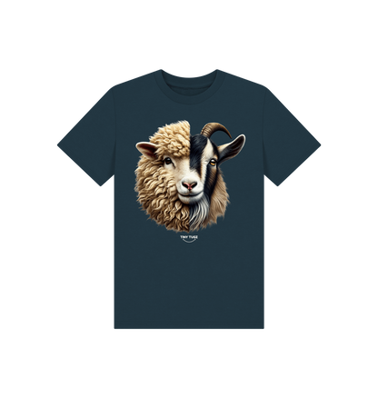 Denim Blue Printed Kids T-Shirt