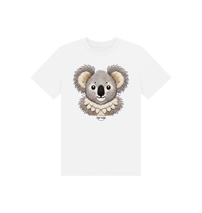 White Printed Kids T-Shirt