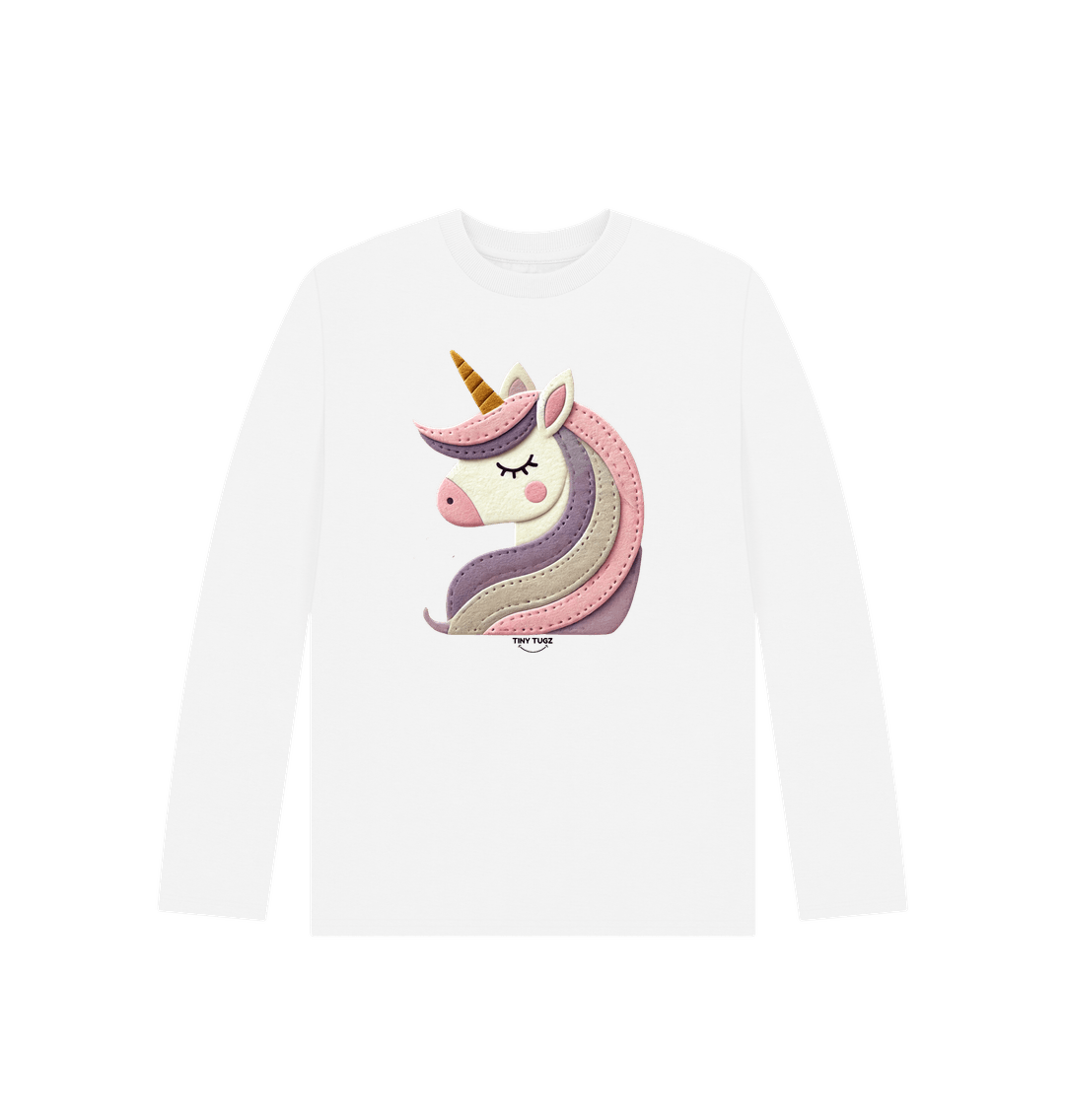 White Printed Kids T-Shirt