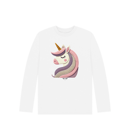 White Printed Kids T-Shirt