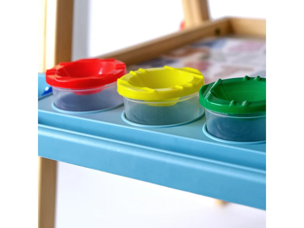 Adjustable Standing Art Easel for Kids, handmade wooden toy, made in Czech Republic