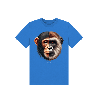 Bright Blue Printed Kids T-Shirt