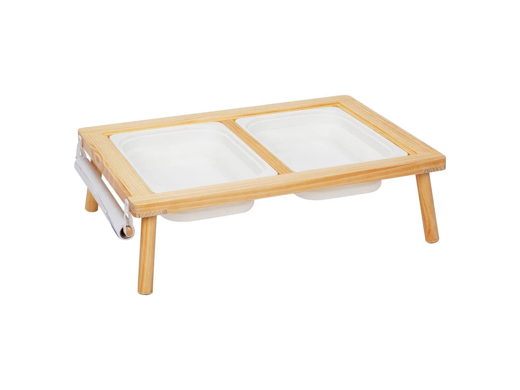 Reversible Kids Activity Table – Drawing Surface & Play Scene, 2 Heights