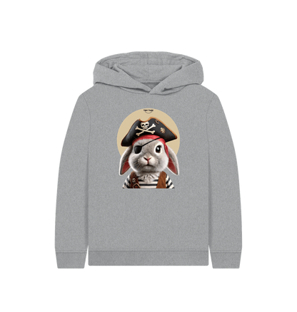Athletic Grey Printed Kids Hoodie