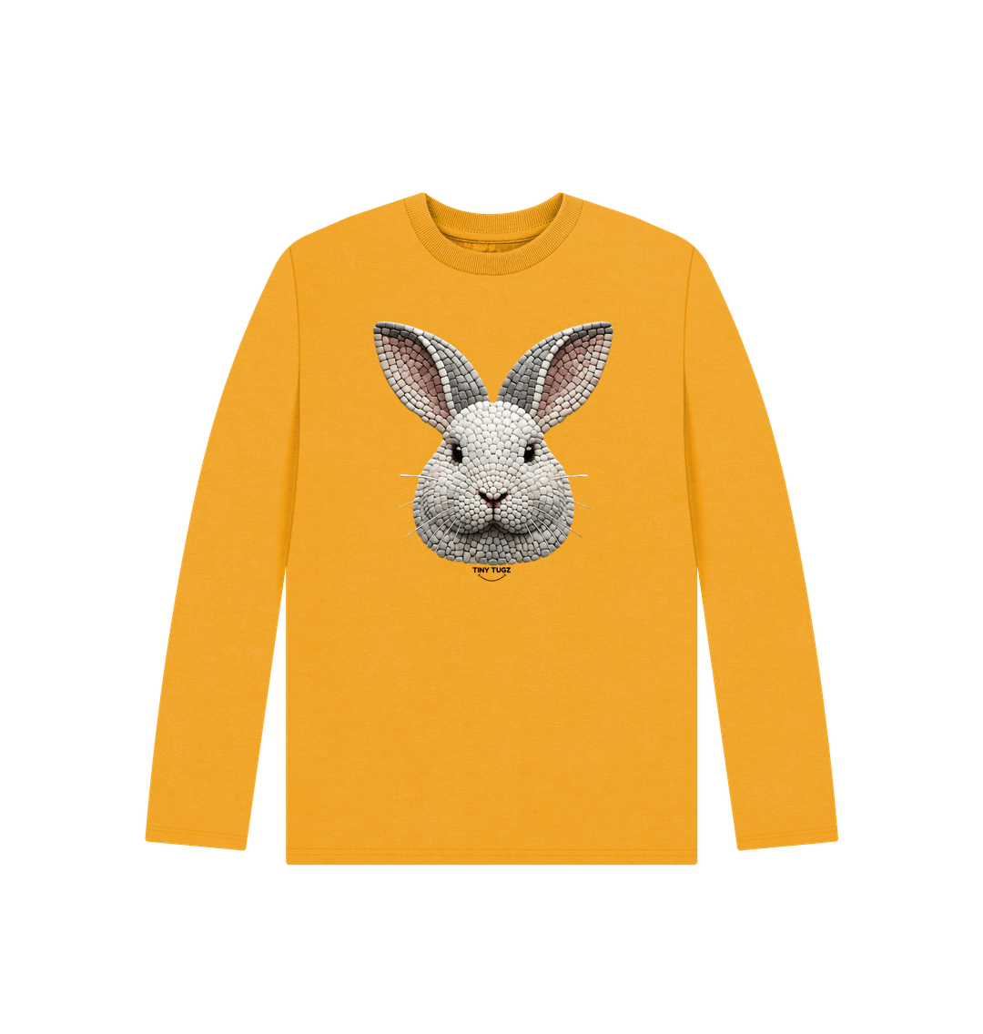 Mustard Printed Kids T-Shirt