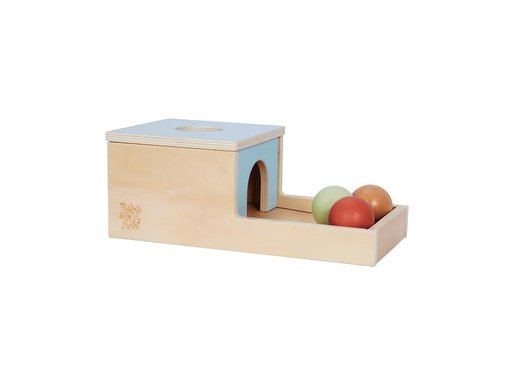Montessori Play Box – 6–12 Months, 7-Toy Rolling & Reaching Set