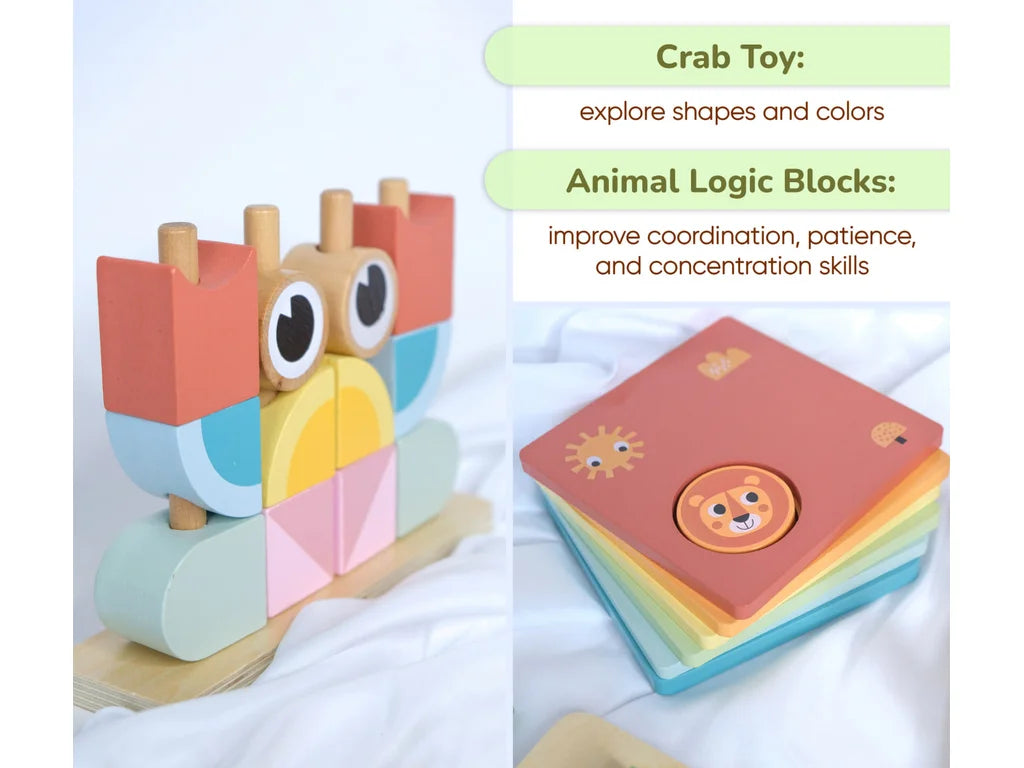Montessori Shapes & Numbers Play Box – 24–36 Months, 69 Pieces