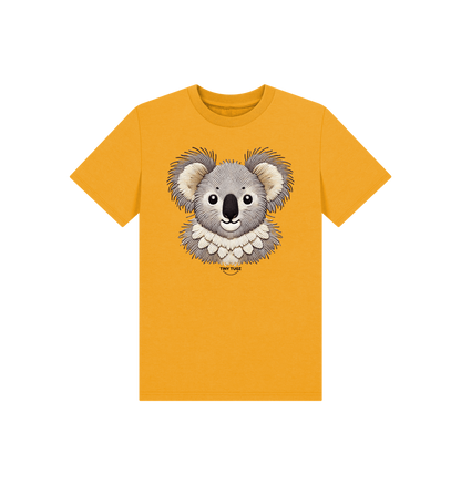 Mustard Printed Kids T-Shirt