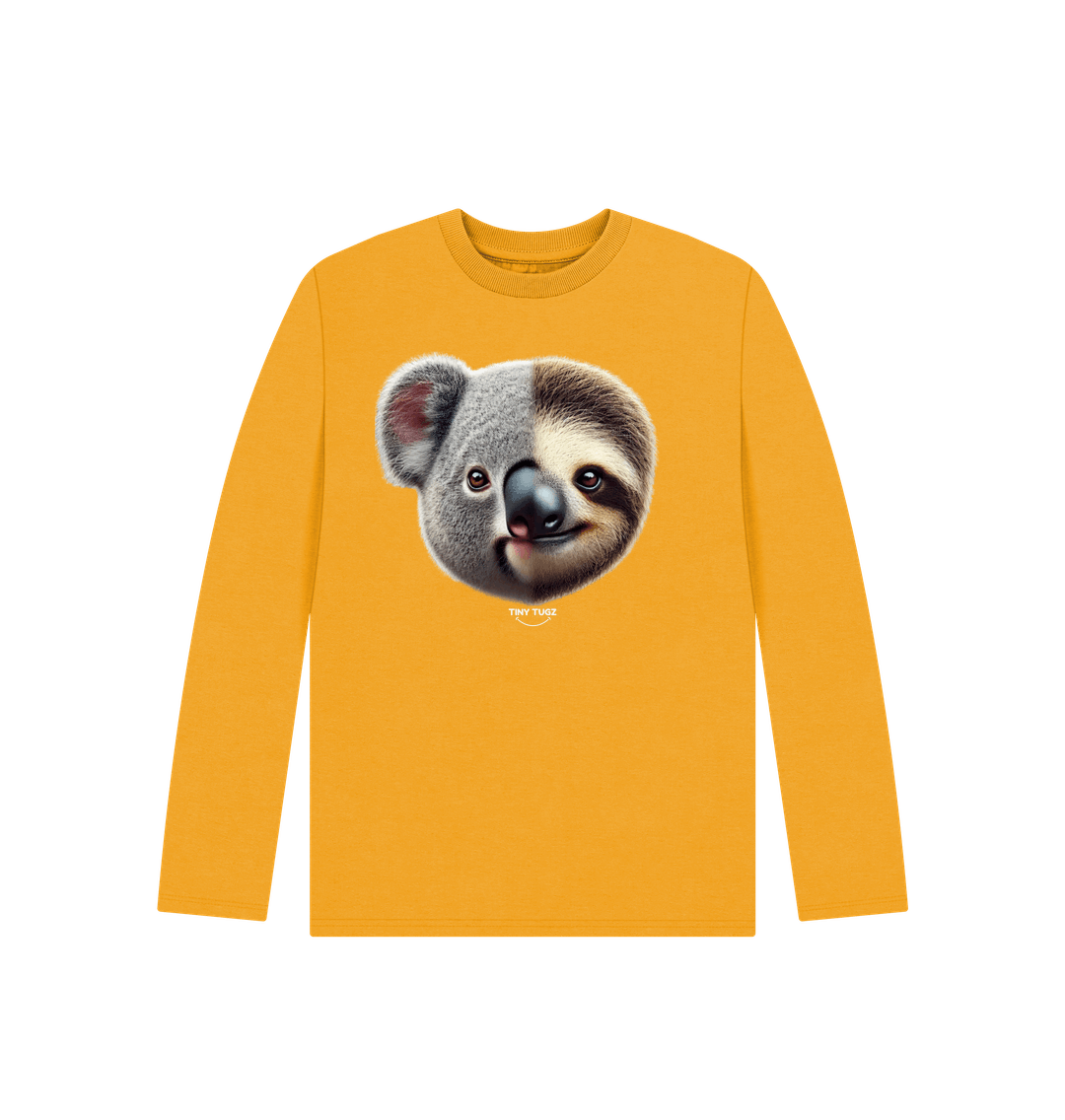 Mustard Printed Kids T-Shirt