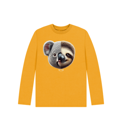 Mustard Printed Kids T-Shirt