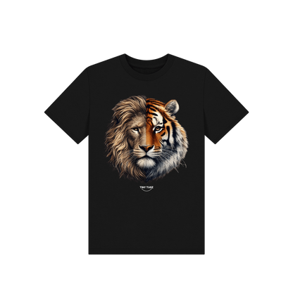 Black Printed Kids T-Shirt