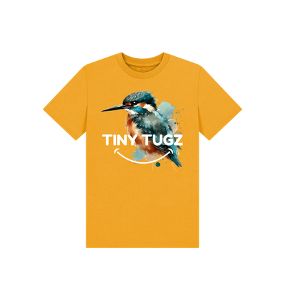 Mustard Printed Kids T-Shirt