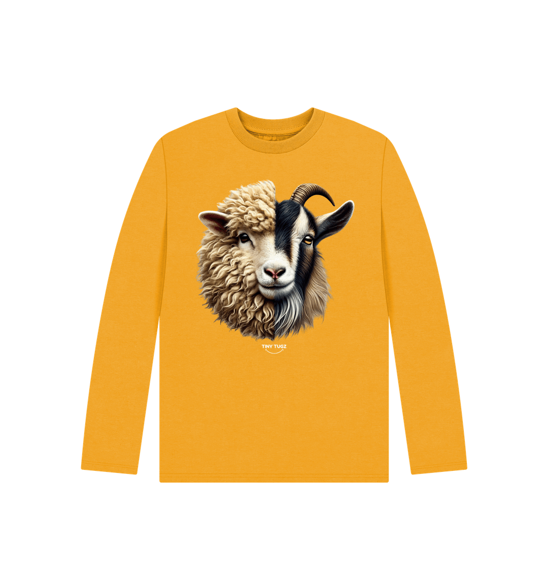 Mustard Printed Kids T-Shirt