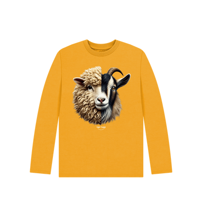 Mustard Printed Kids T-Shirt