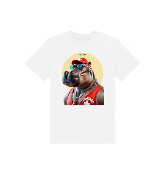 White Printed Kids T-Shirt