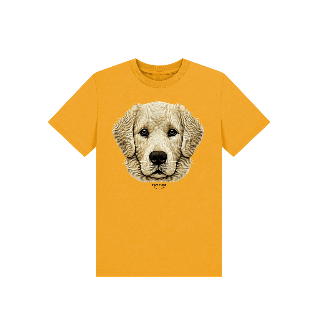 Mustard Printed Kids T-Shirt